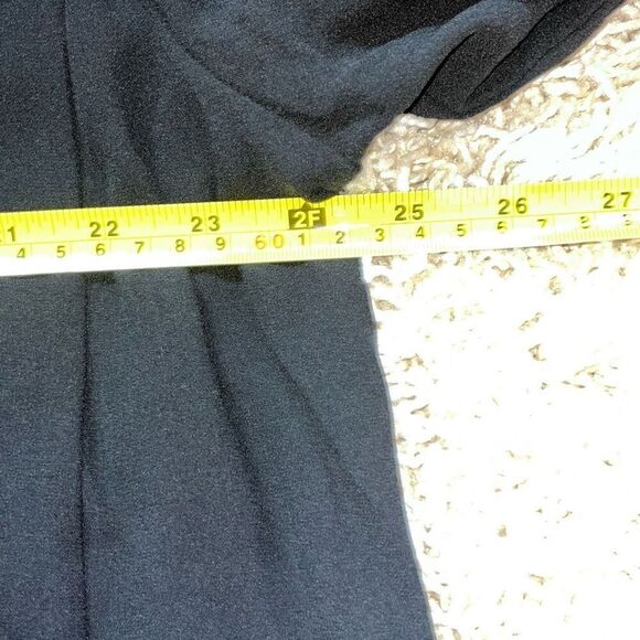 NWT Eileen Fisher Silk Georgette Crepe Trench Coat Women’s Medium Black - Picture 9 of 16